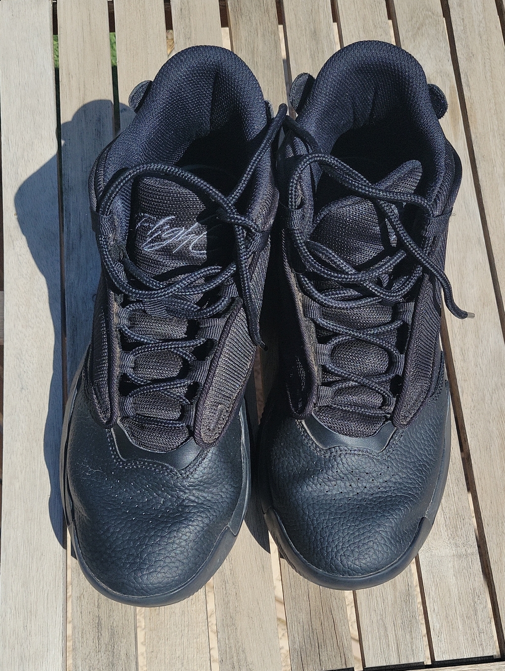 Jordan Kids Black High-Top Sneakers